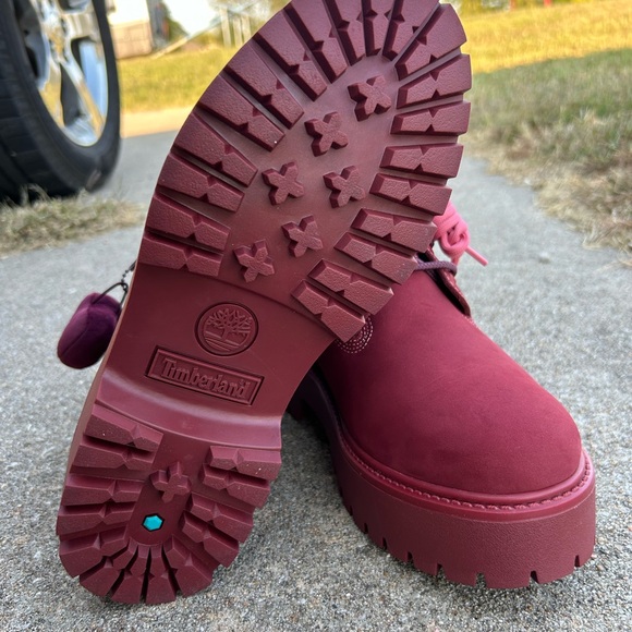 TIMBERLAND STONE STREET 6 INCH WATERPROOF PLATFORM BOOTS women’s sz 10 - Picture 7 of 15